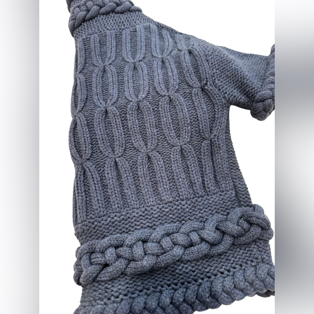 CYNTHIA STEFFE***Chunky Knit Navy Sweater Cardigan****XS $389 - Picture 4 of 4